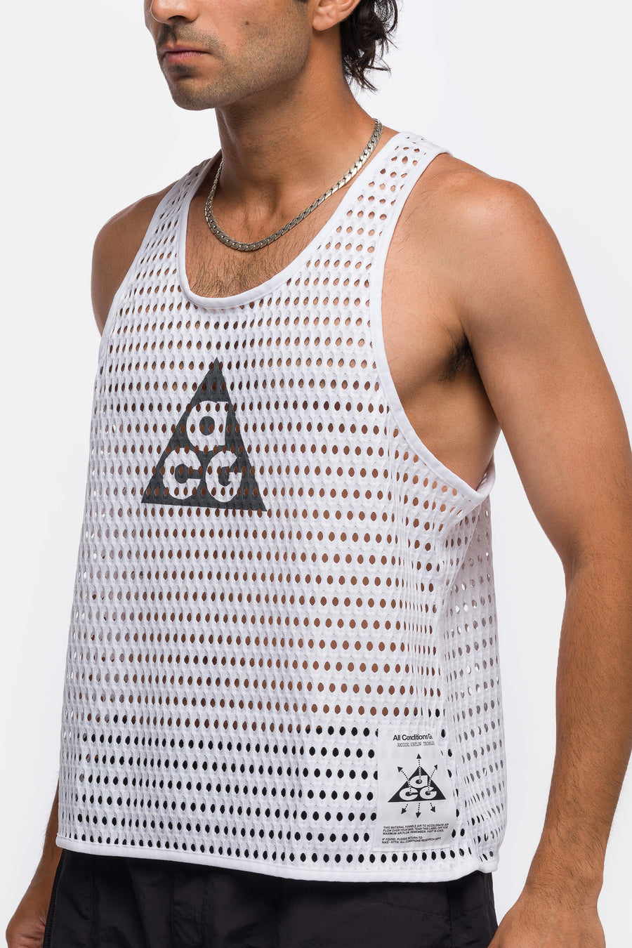Nike ACG Radical AirFlow Dri-FIT Trail Running Tank Top in White - Notre