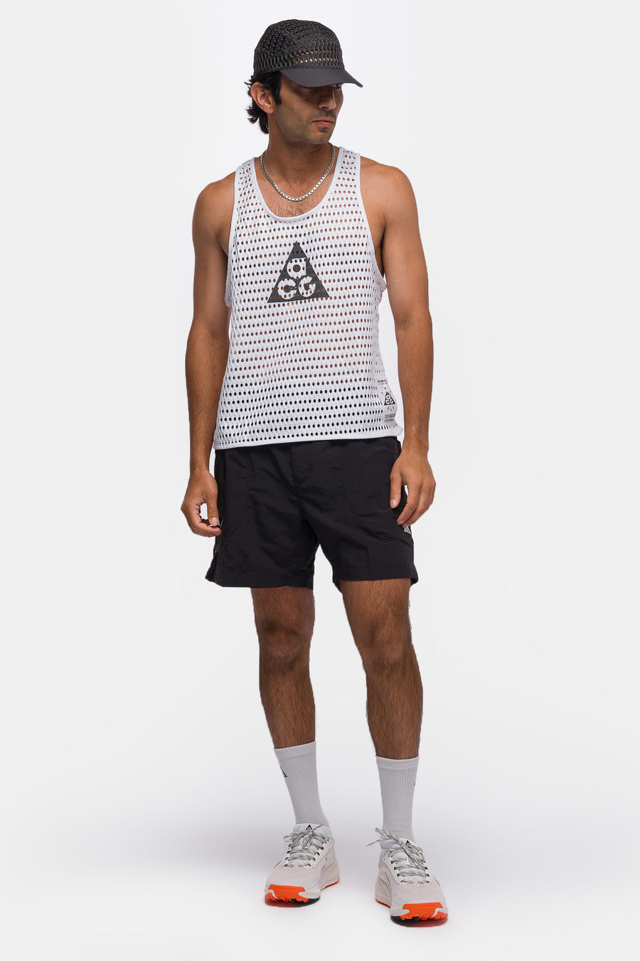 Nike ACG Radical AirFlow Dri-FIT Trail Running Tank Top in White - Notre