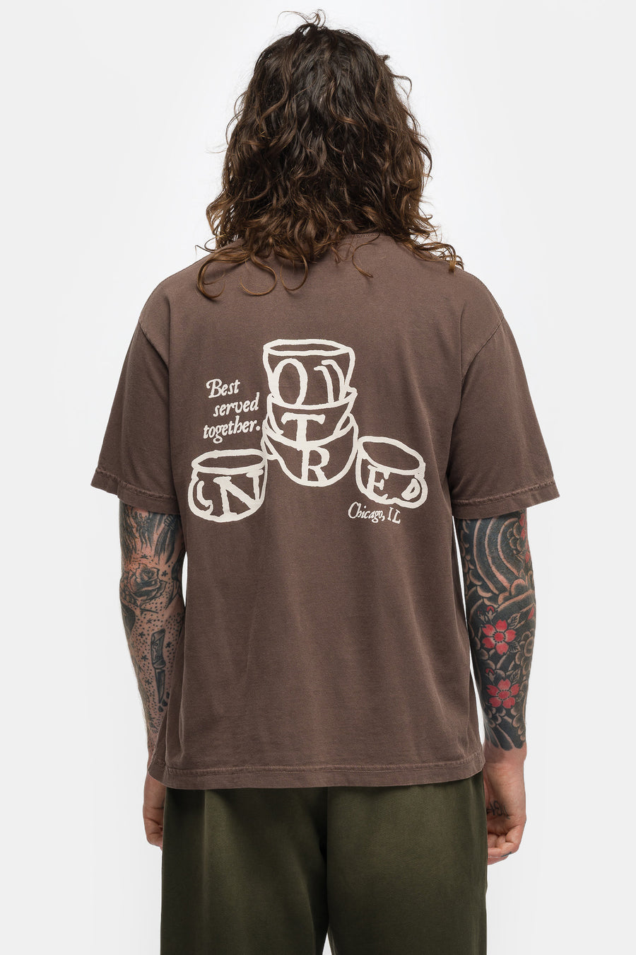 Notre Cups T-Shirt in Clove - Notre