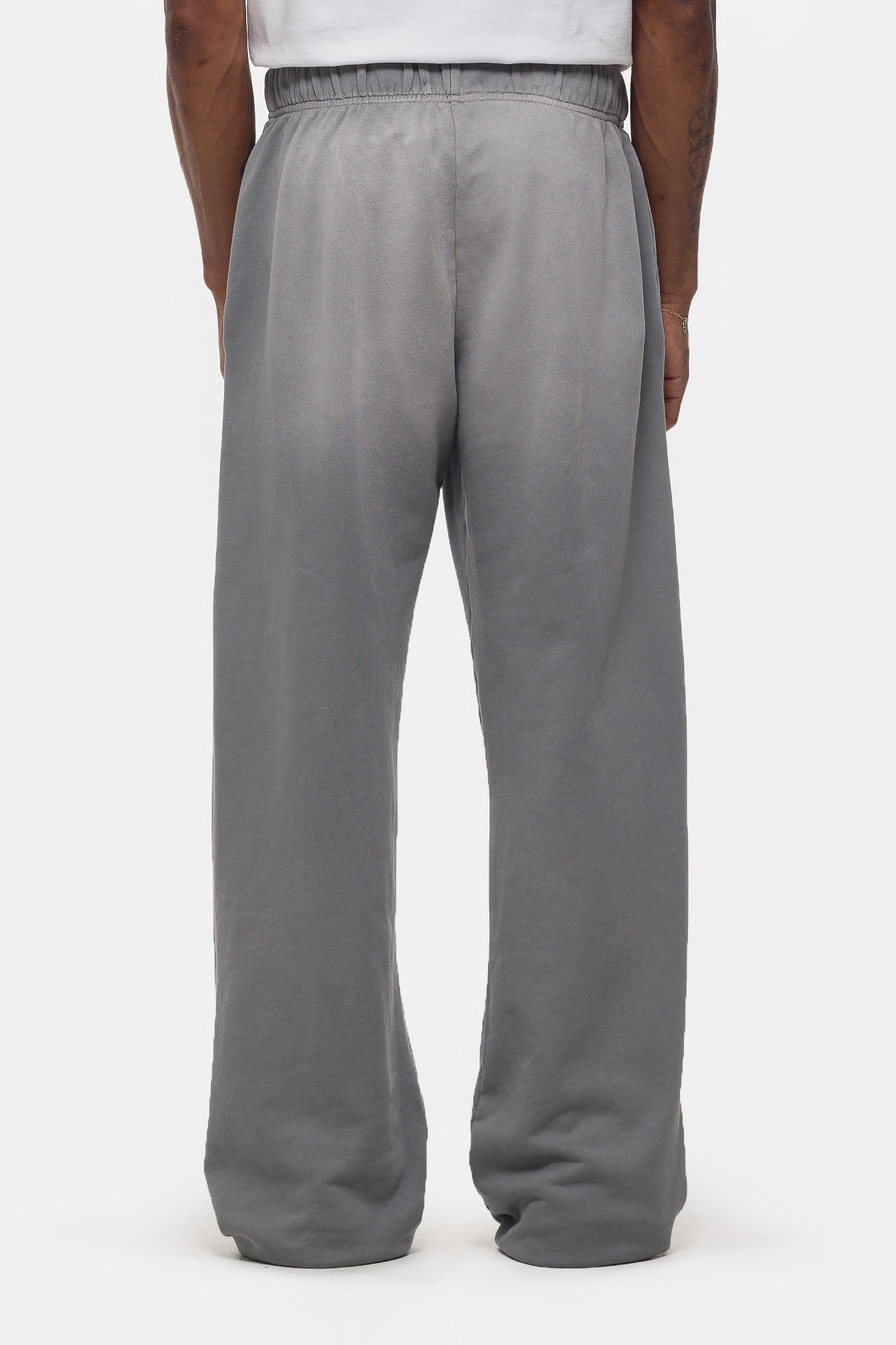 Notre Washed Baggy Sweatpant in Steel Grey - Notre