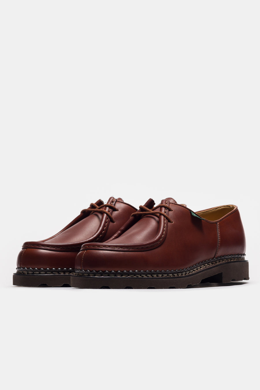 Paraboot Michael Moc Lace-Up Shoe in Maroon - Notre
