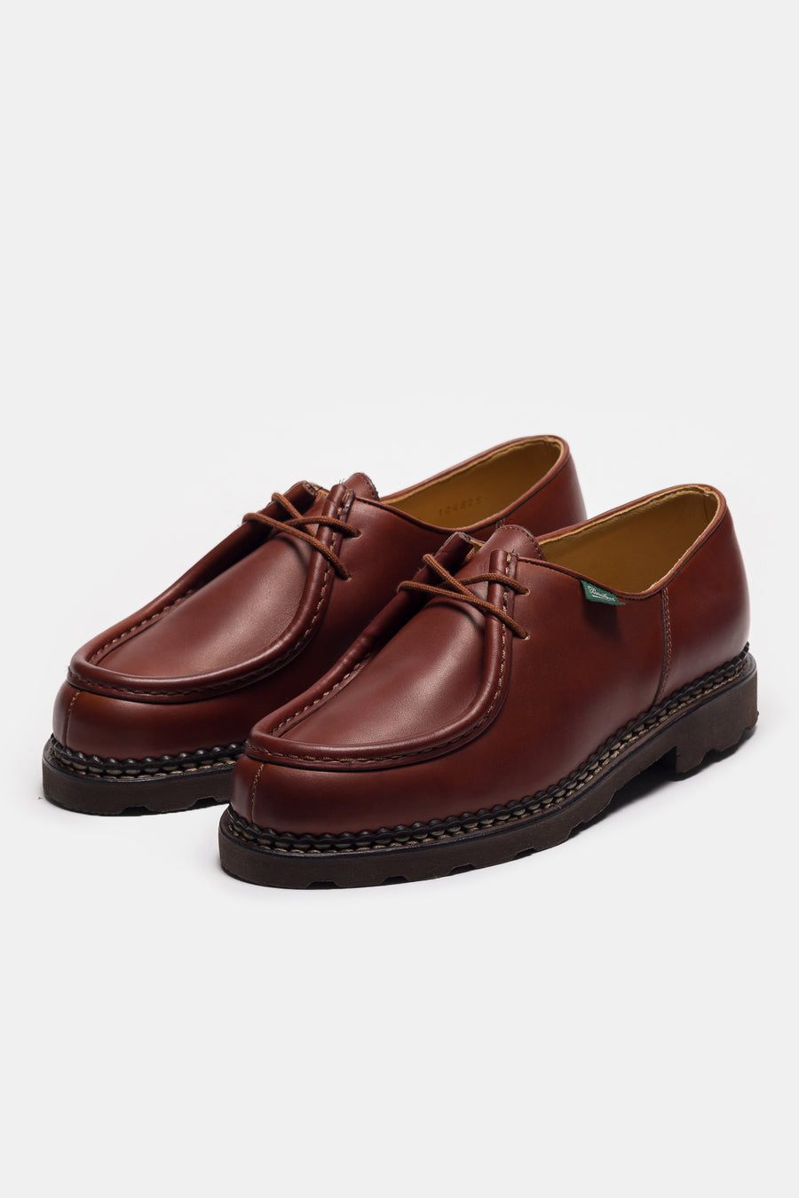 Paraboot Michael Moc Lace-Up Shoe in Maroon - Notre