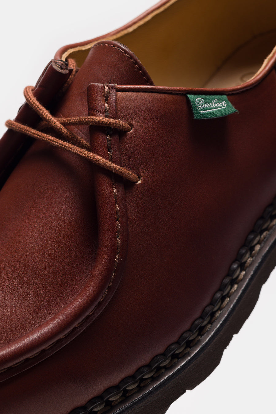 Paraboot Michael Moc Lace-Up Shoe in Maroon - Notre