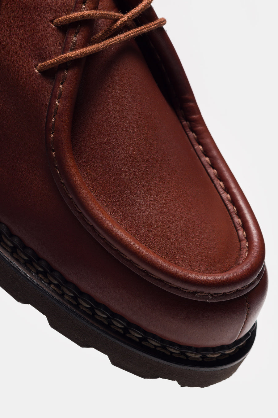 Paraboot Michael Moc Lace-Up Shoe in Maroon - Notre