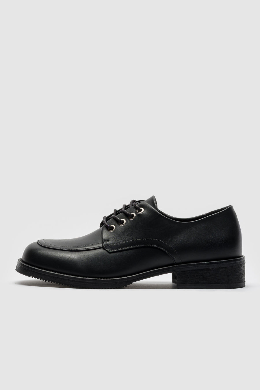 Paracia Old Buster Moc Toe Shoe in Calfskin Black - Notre