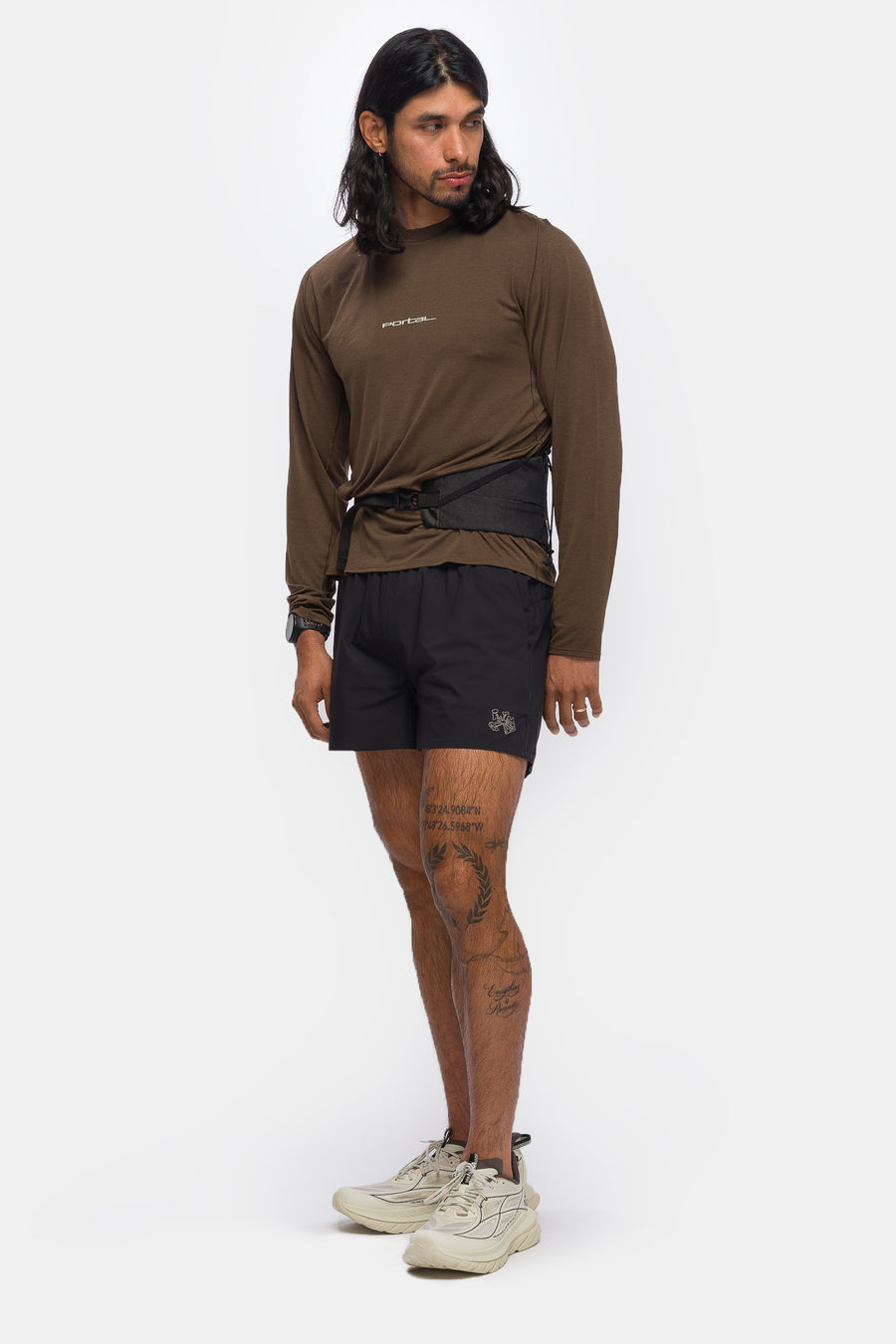 Portal Borders Cargo Belt in Black Beauty - Notre