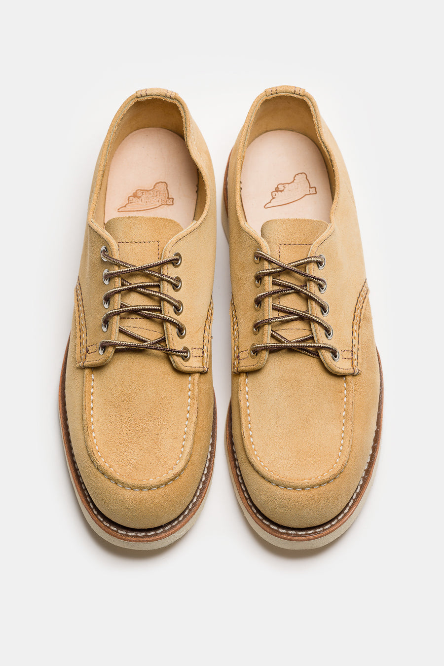 Red Wing Shop Moc Hawthorne Abilene Leather Shoe in Tan - Notre