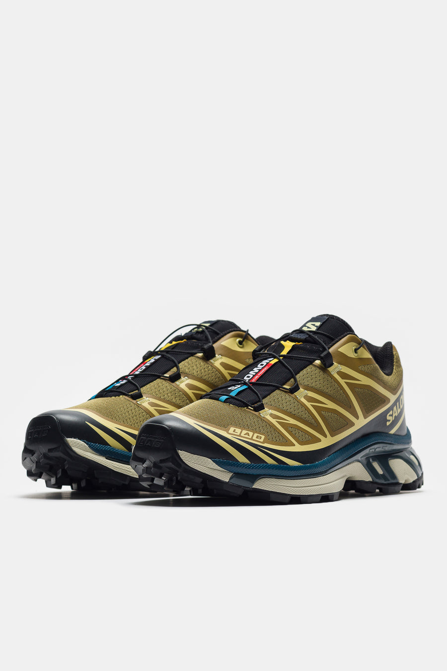 SALOMON ADVANCED XT-6 Sneaker in Brilliant Olive/Dark Navy/Dark Slate - Notre