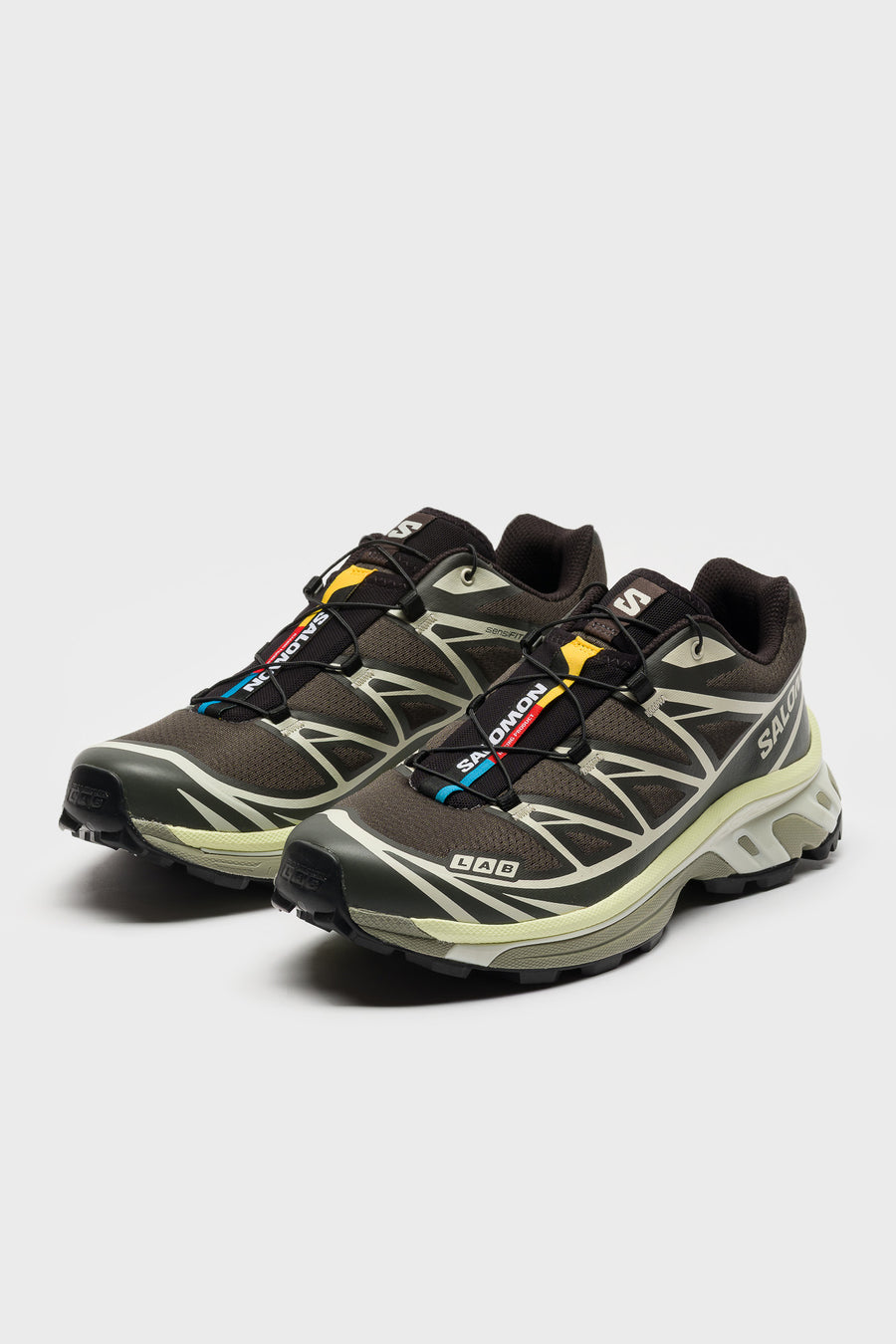 SALOMON ADVANCED XT-6 Sneaker in Peat/Icicle/Lime Cream - Notre