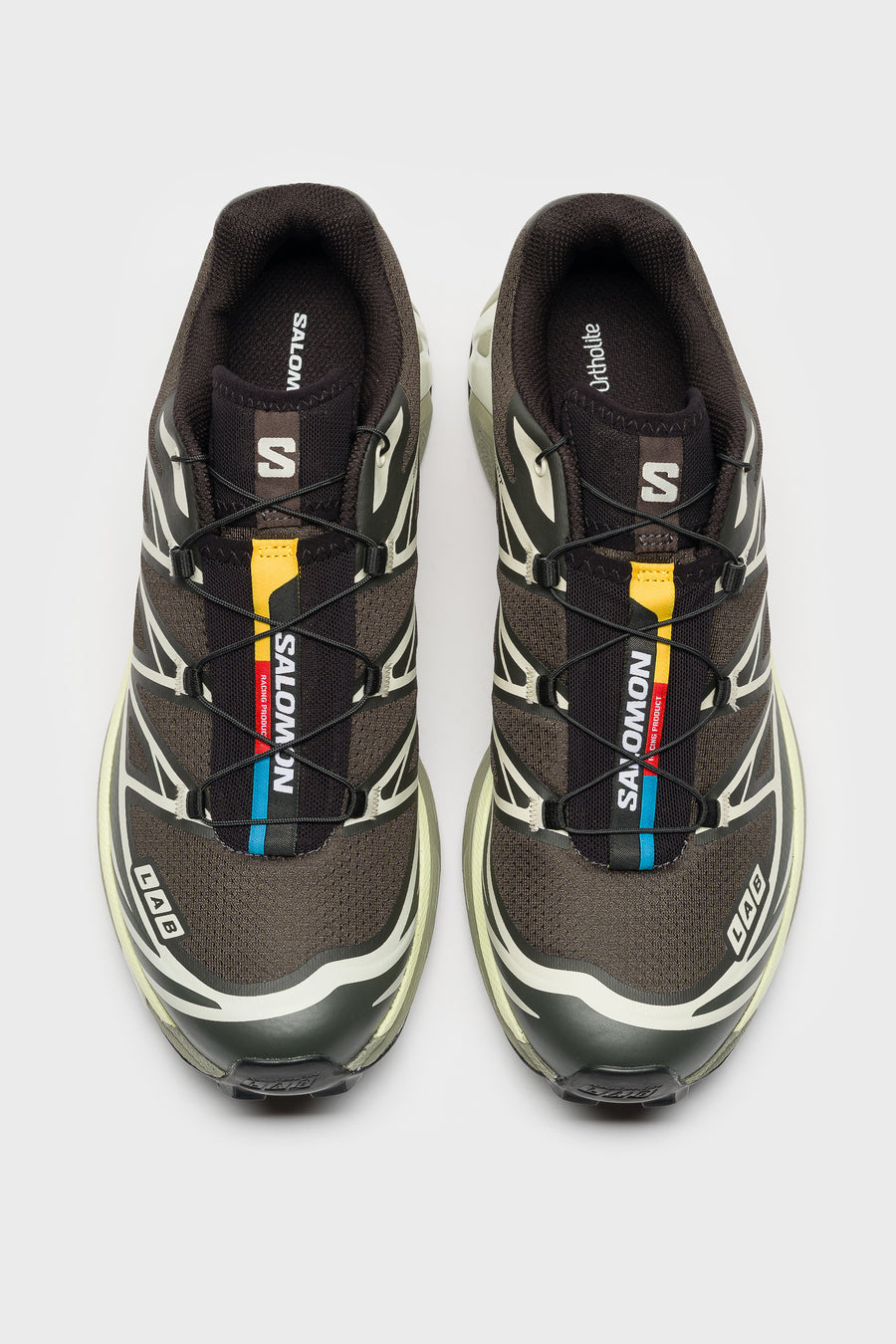 SALOMON ADVANCED XT-6 Sneaker in Peat/Icicle/Lime Cream - Notre