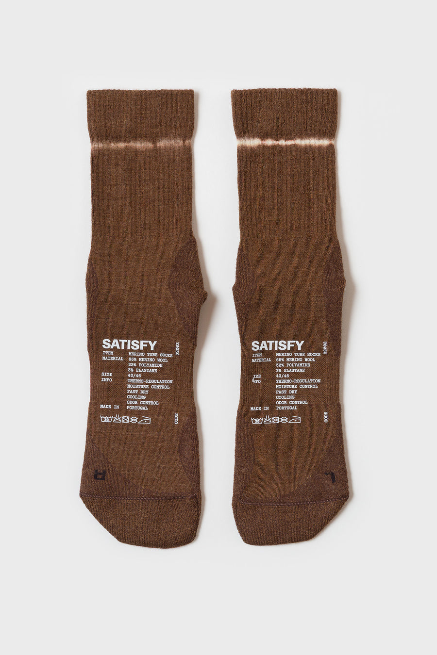 Satisfy Merino Nylon Tube Sock in Rocky Road Tie Dye - Notre