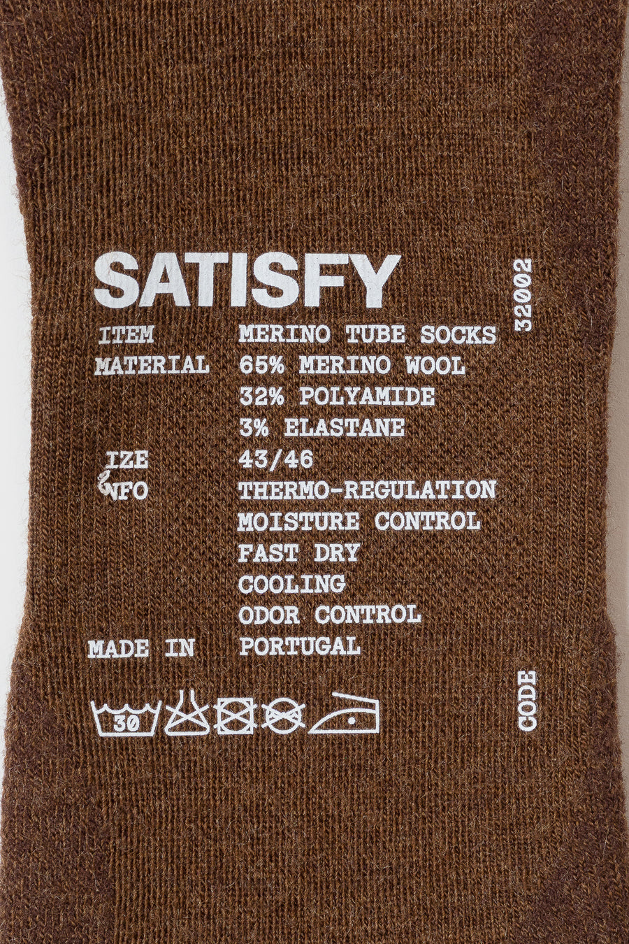 Satisfy Merino Nylon Tube Sock in Rocky Road Tie Dye - Notre