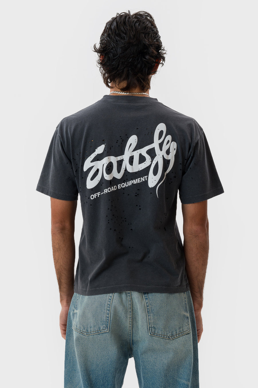 Satisfy MothTech™ Eagle T‑Shirt in Aged Black - Notre