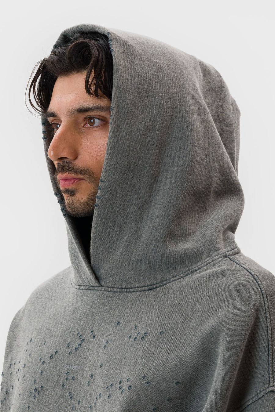 Satisfy MothTech™ Hoodie in Faded Black - Notre