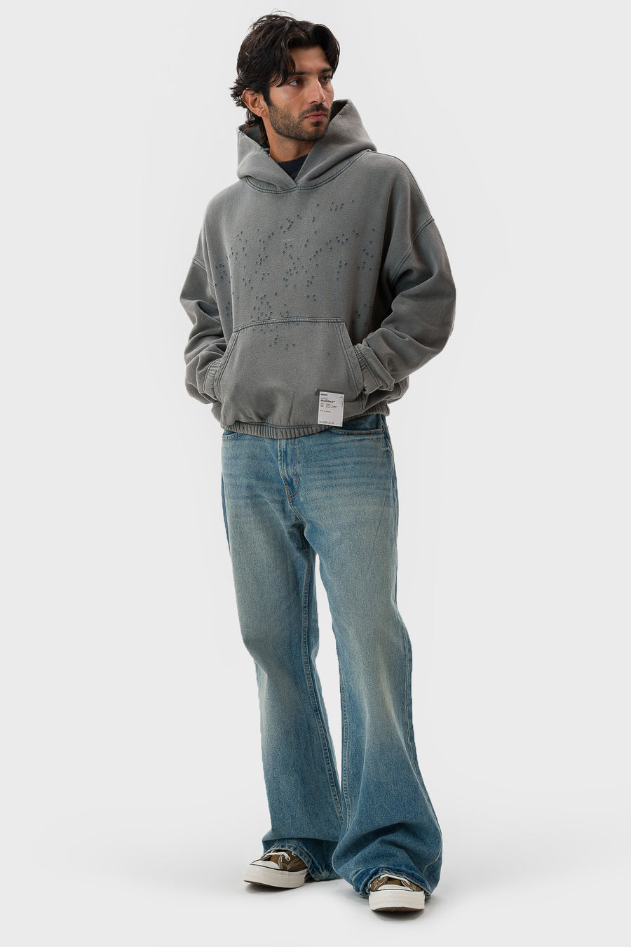 Satisfy MothTech™ Hoodie in Faded Black - Notre