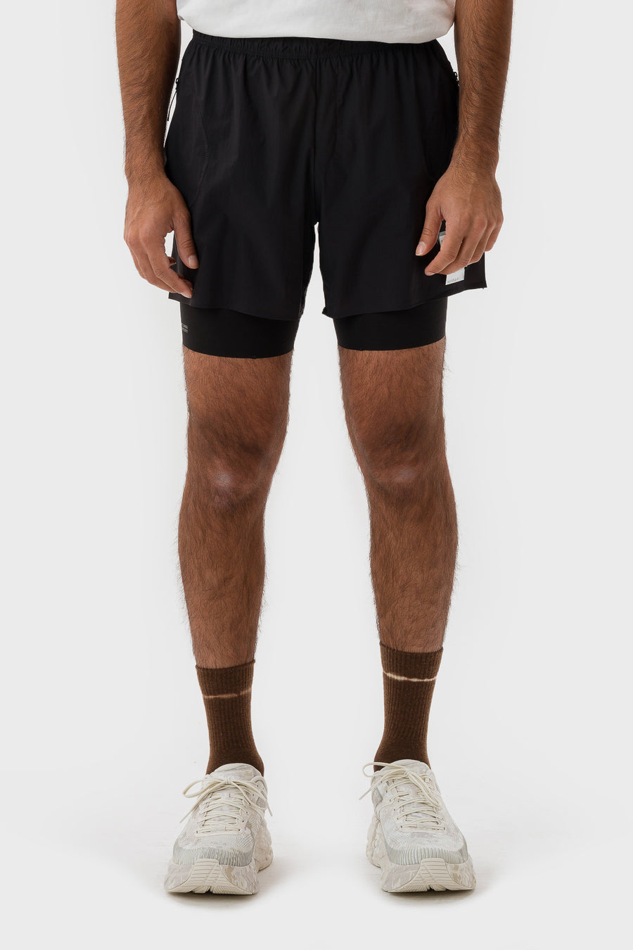 Satisfy Rippy™ Cordura® 5" Trail Short in Black - Notre