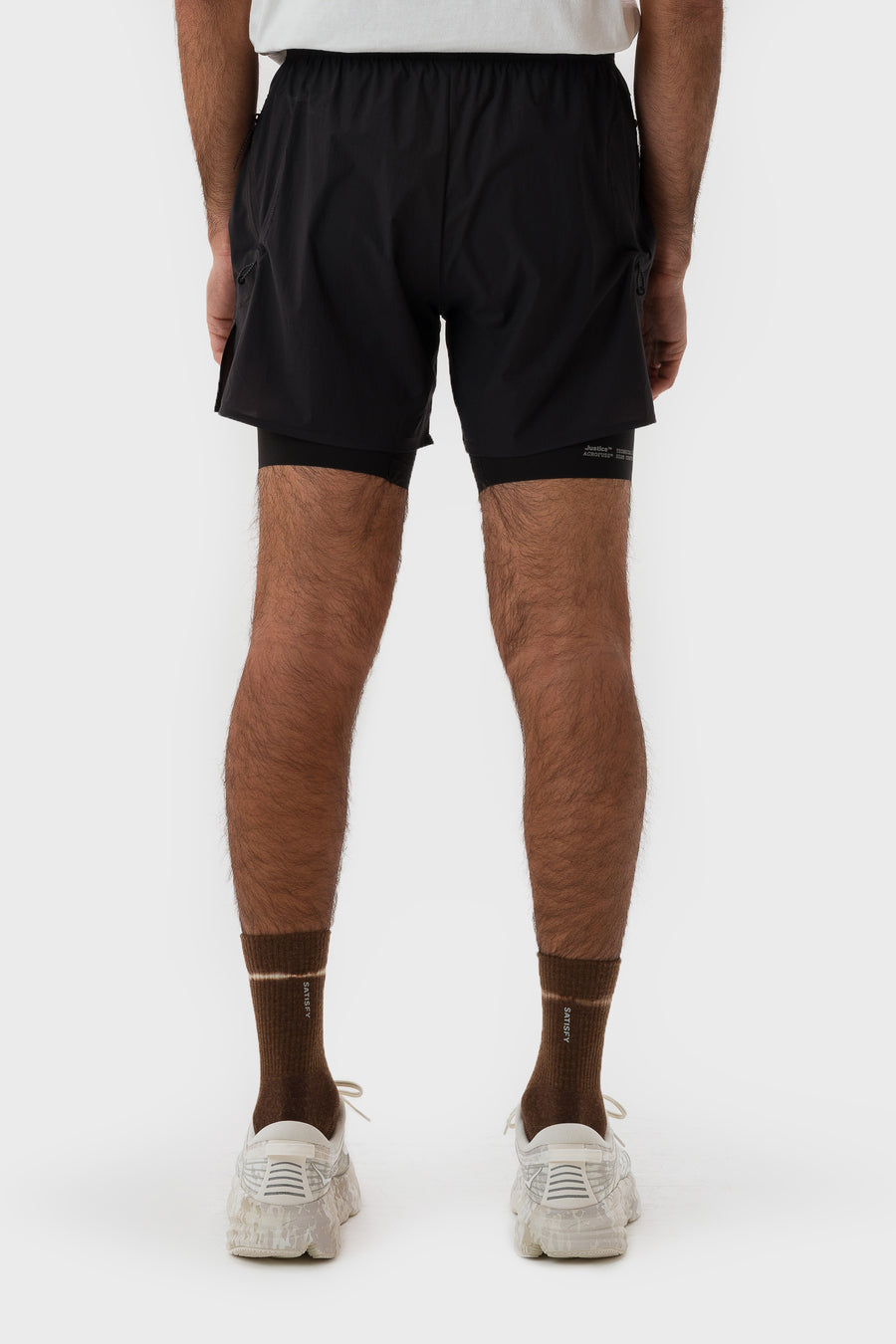 Satisfy Rippy™ Cordura® 5" Trail Short in Black - Notre