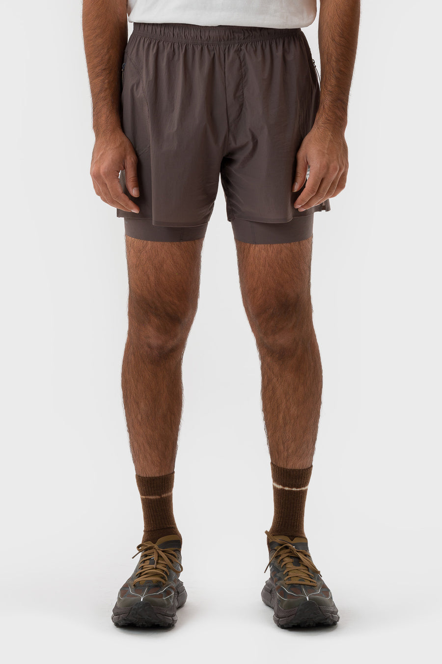 Satisfy Rippy™ Cordura® 5" Trail Short in Subterranean - Notre