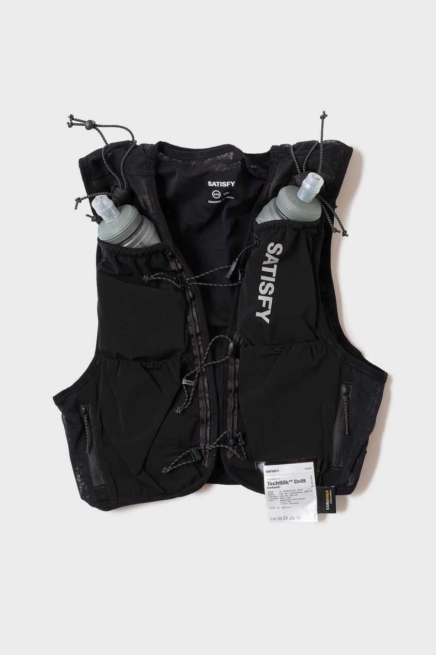 Satisfy TechSilk™ Drift Cordura® 5L Hydration Vest in Black - Notre
