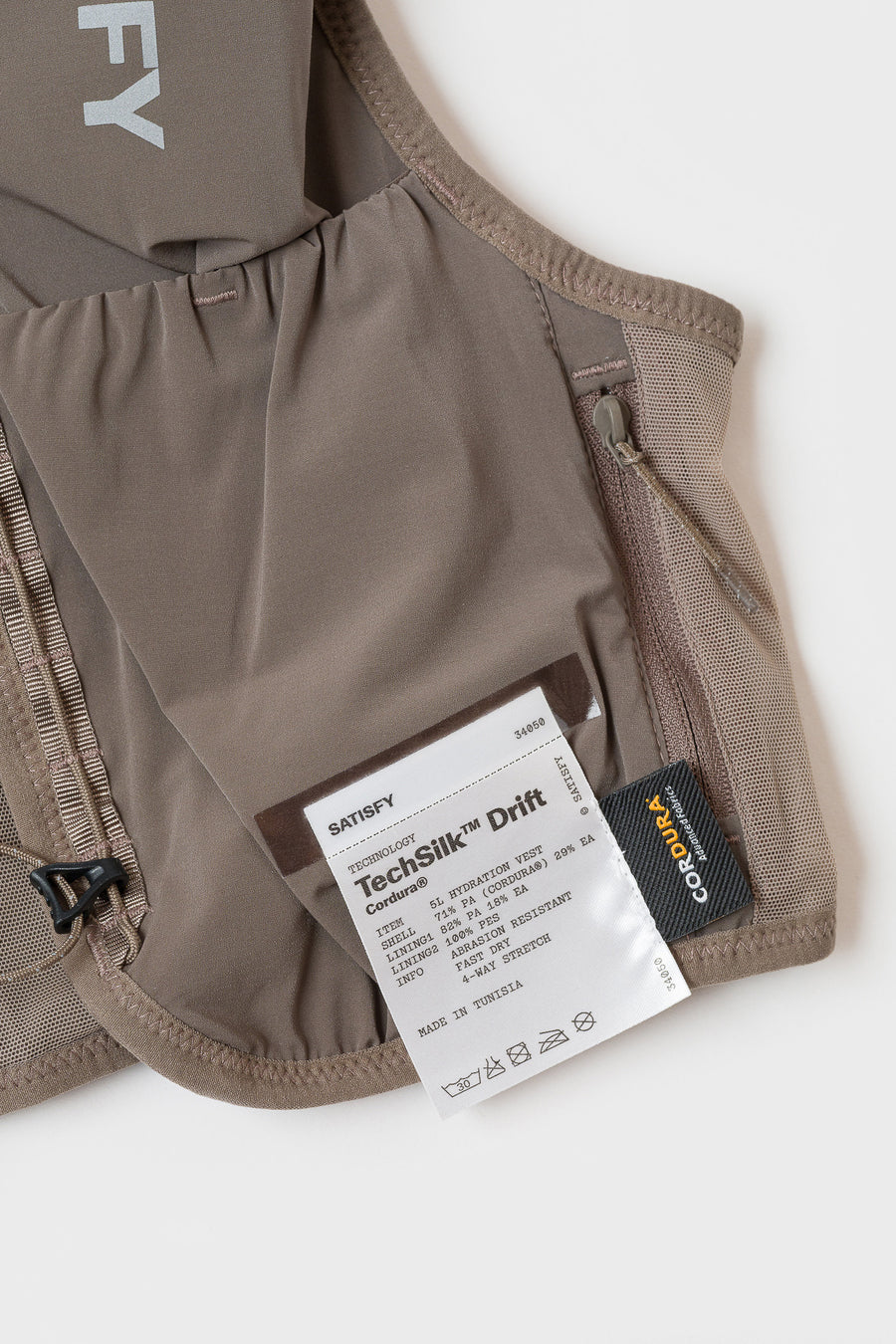 Satisfy TechSilk™ Drift Cordura® 5L Hydration Vest in Falcon - Notre