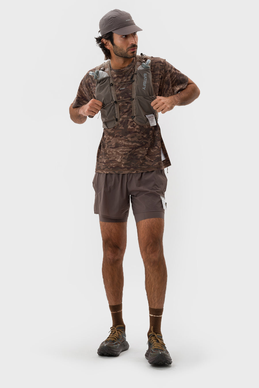 Satisfy TechSilk™ Drift Cordura® 5L Hydration Vest in Falcon - Notre