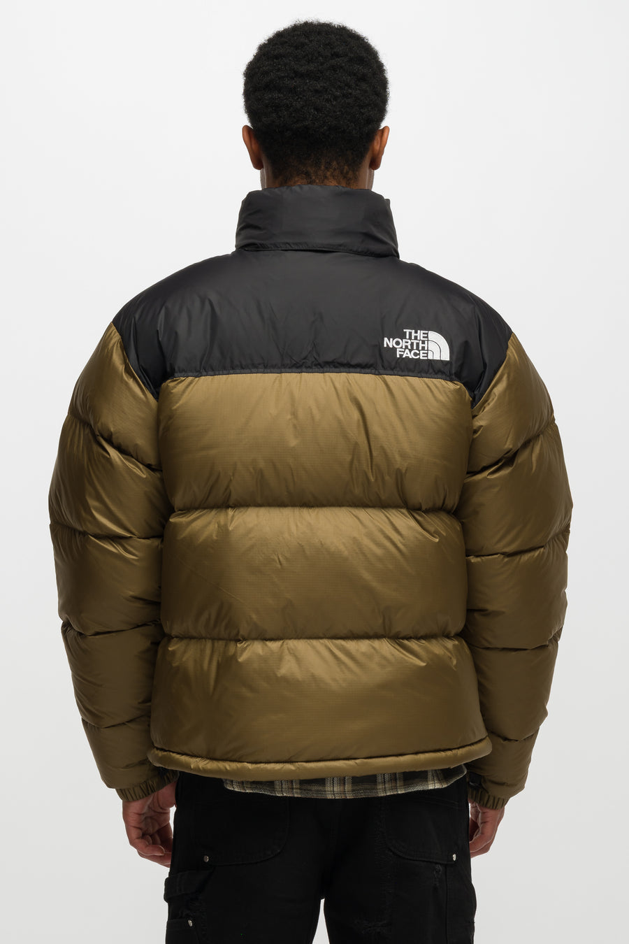 The North Face 1996 Retro Nuptse Jacket in Caraway Seed/TNF Black - Notre