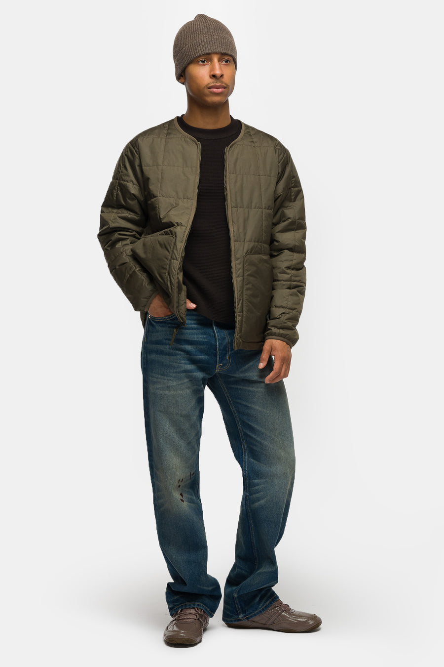 The North Face Lhotse Light Insulated Jacket in New Taupe - Notre