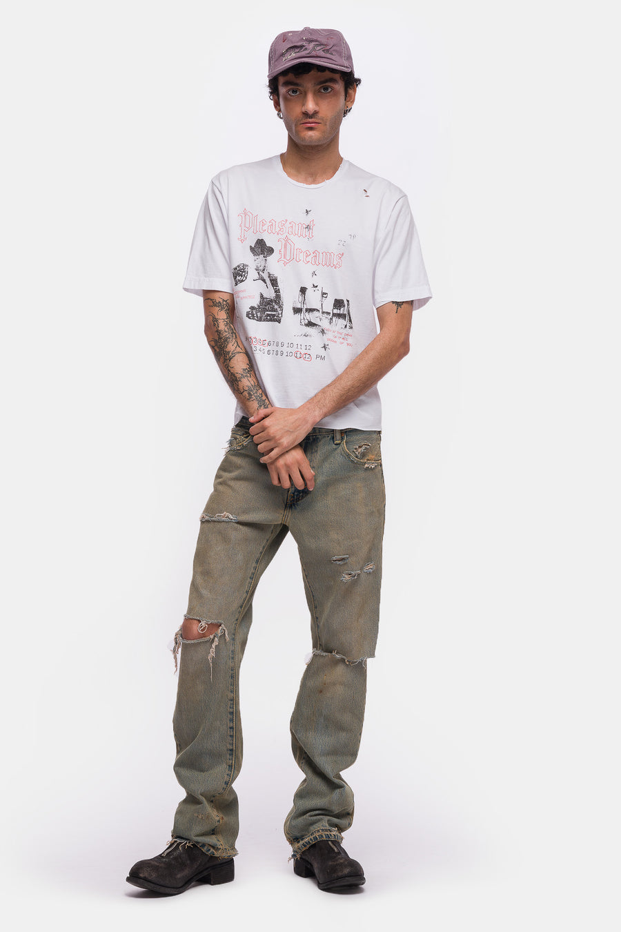 TODO PASA Pleasant Dreams T-Shirt in White - Notre