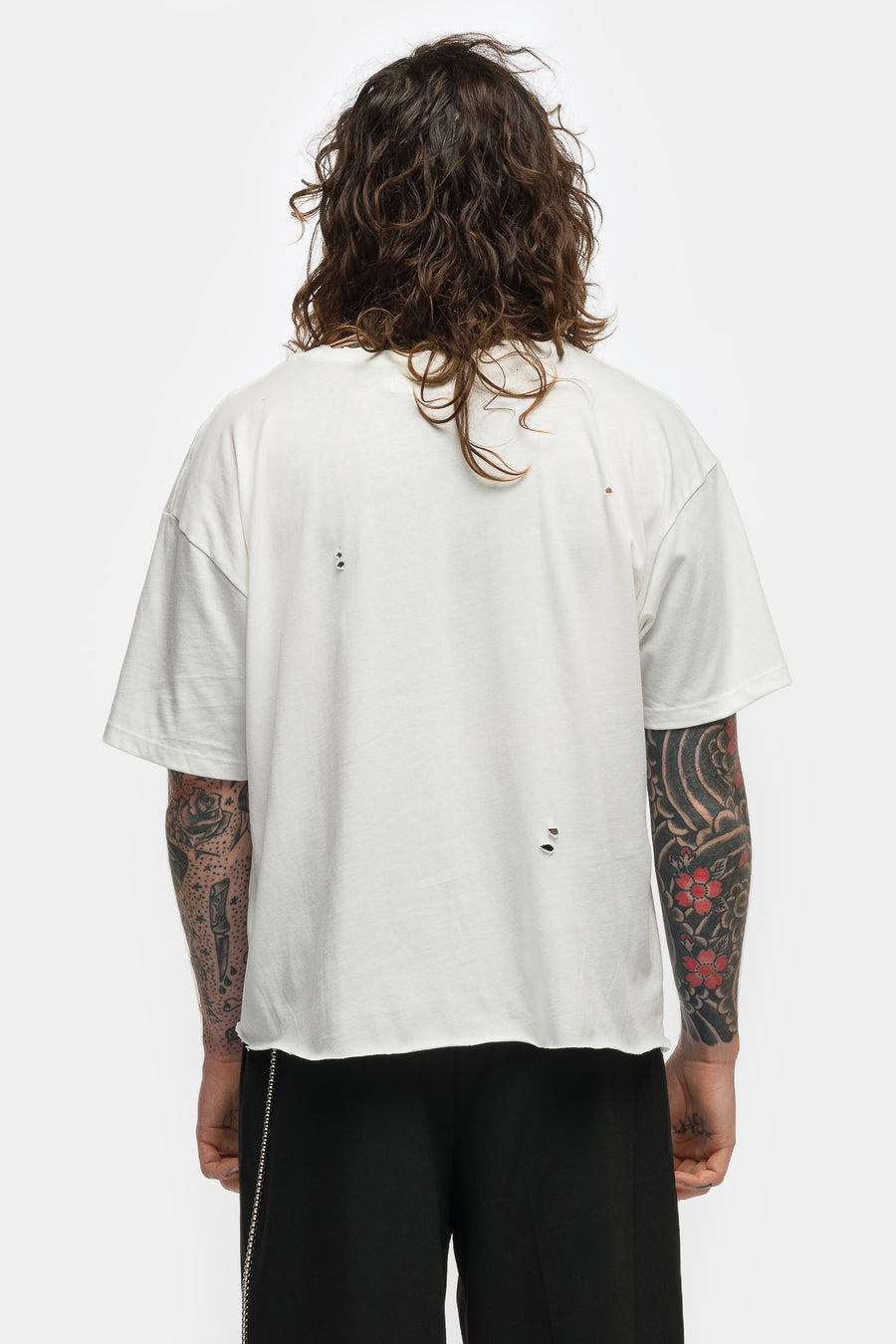 TODO PASA Satanic Rock Music T-Shirt in White - Notre