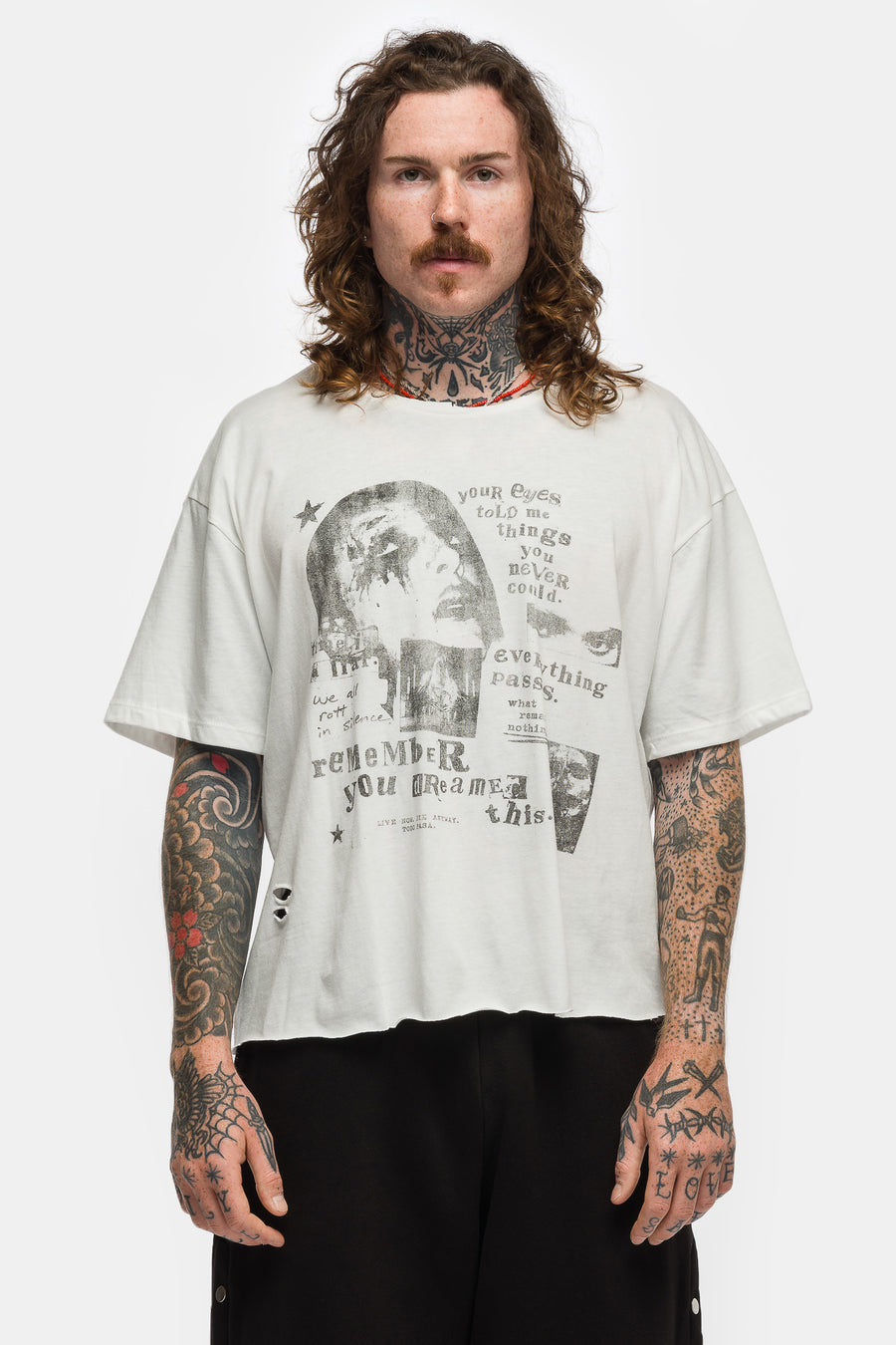 TODO PASA Your Eyes T-Shirt in White - Notre
