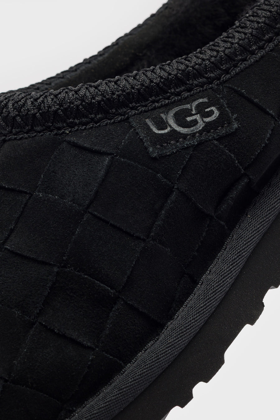UGG Tasman Woven Slipper in Black - Notre