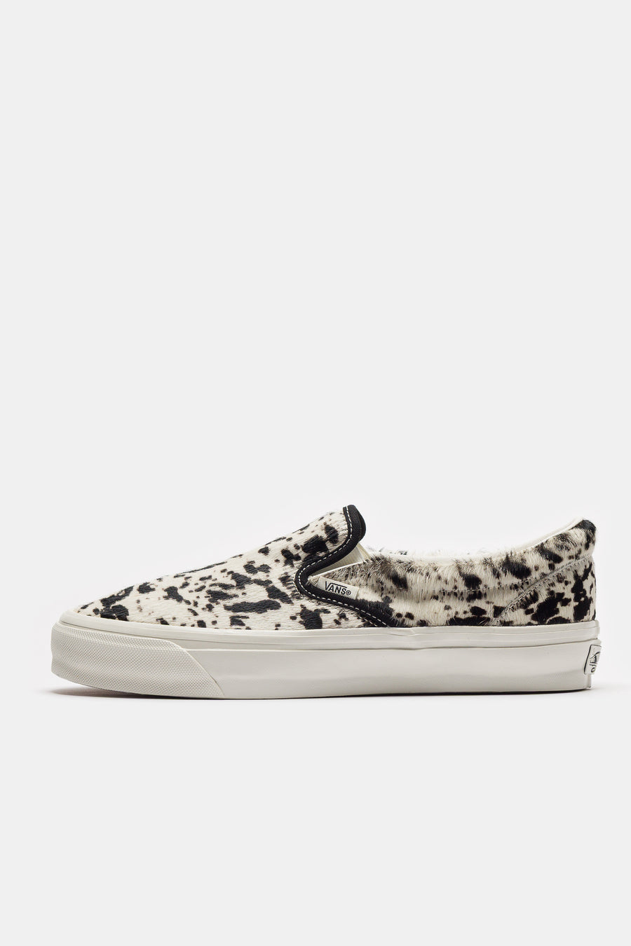 Vans Classic Slip-On 98 Sneaker in Pony Hair Black/White - Notre