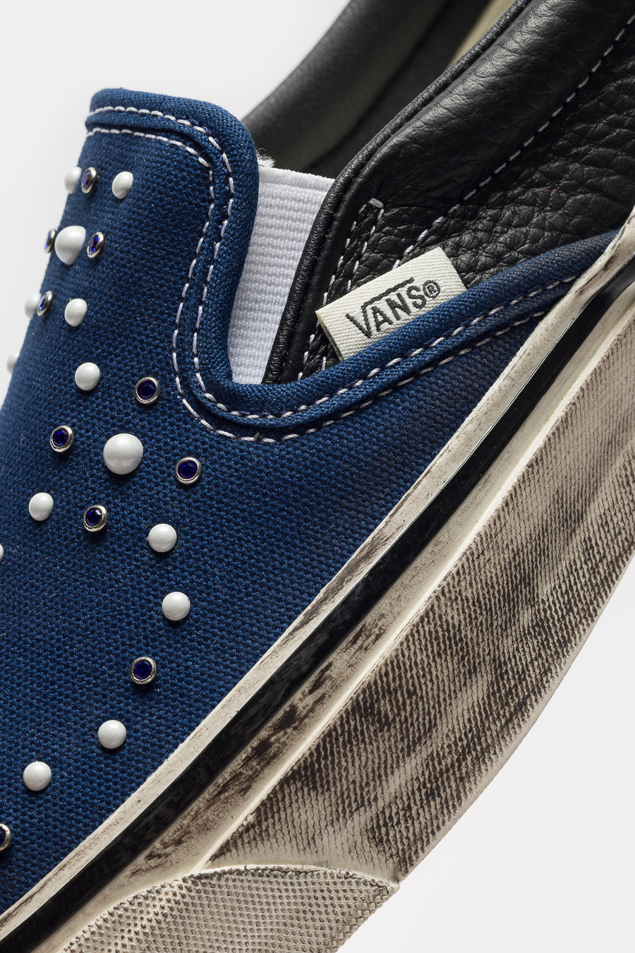 Vans LX Classic Slip-On 98 Sneaker in Pearlized Indigo - Notre