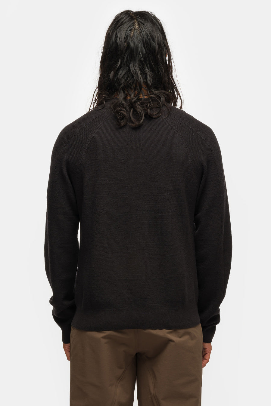 Arc’teryx Veilance Conic Wool Midlayer Sweater in Black - Notre