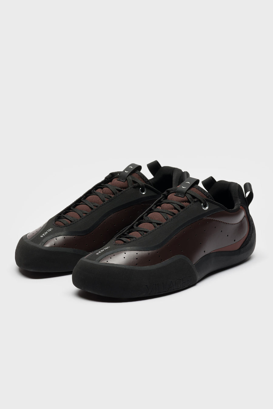Village PM 2 PM Sneaker in Maroon/Natural Black - Notre