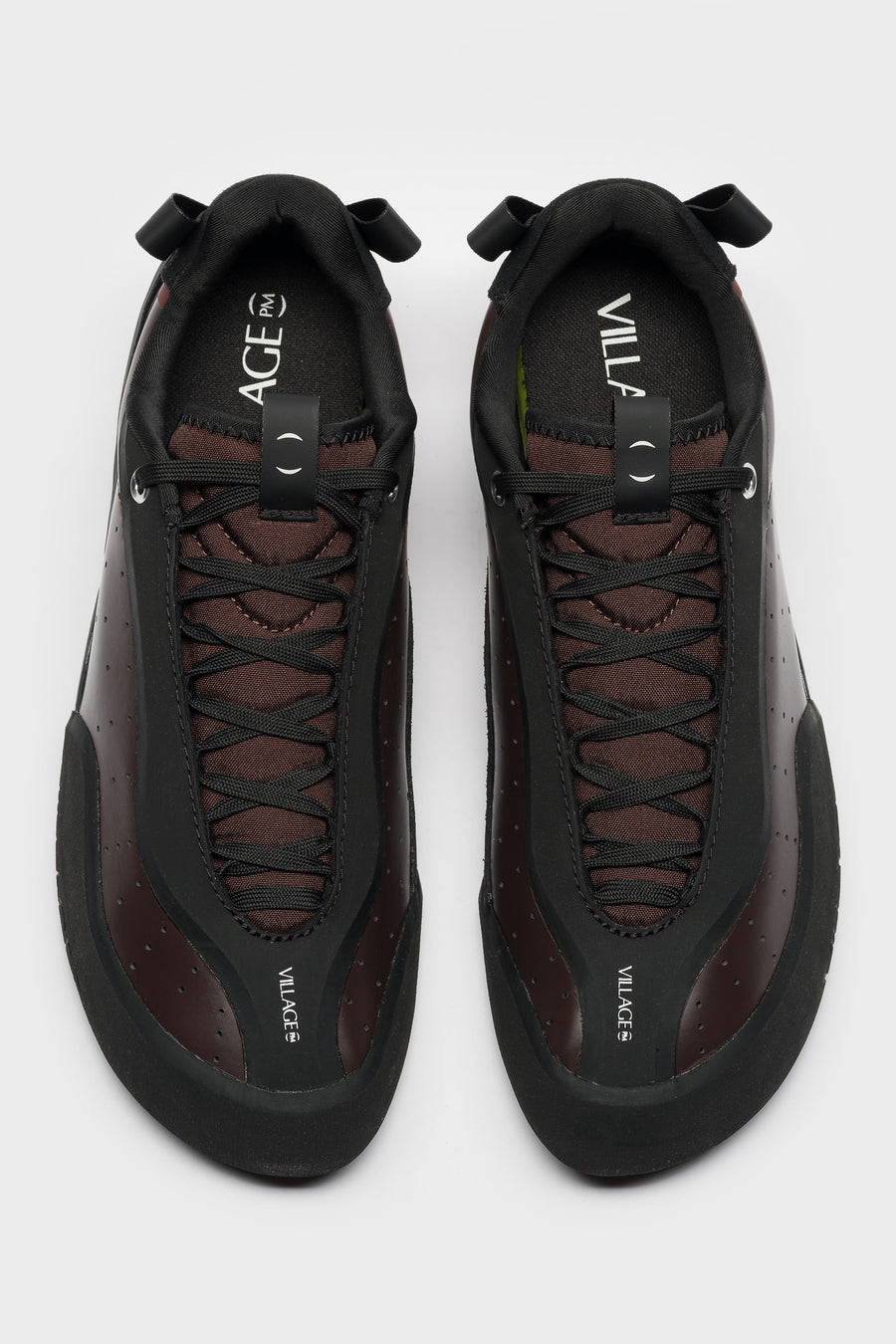 Village PM 2 PM Sneaker in Maroon/Natural Black - Notre