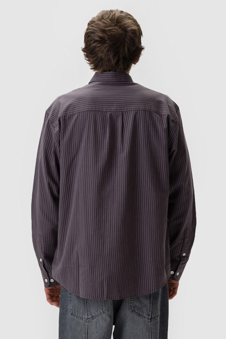 Distant Shirt in Blush Stripe