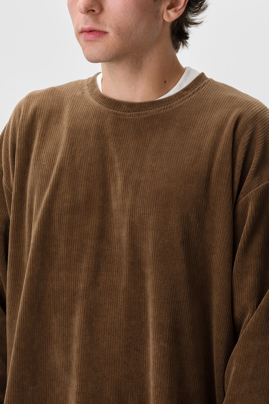 Relaxed LS T-Shirt in Walnut Husk Pile