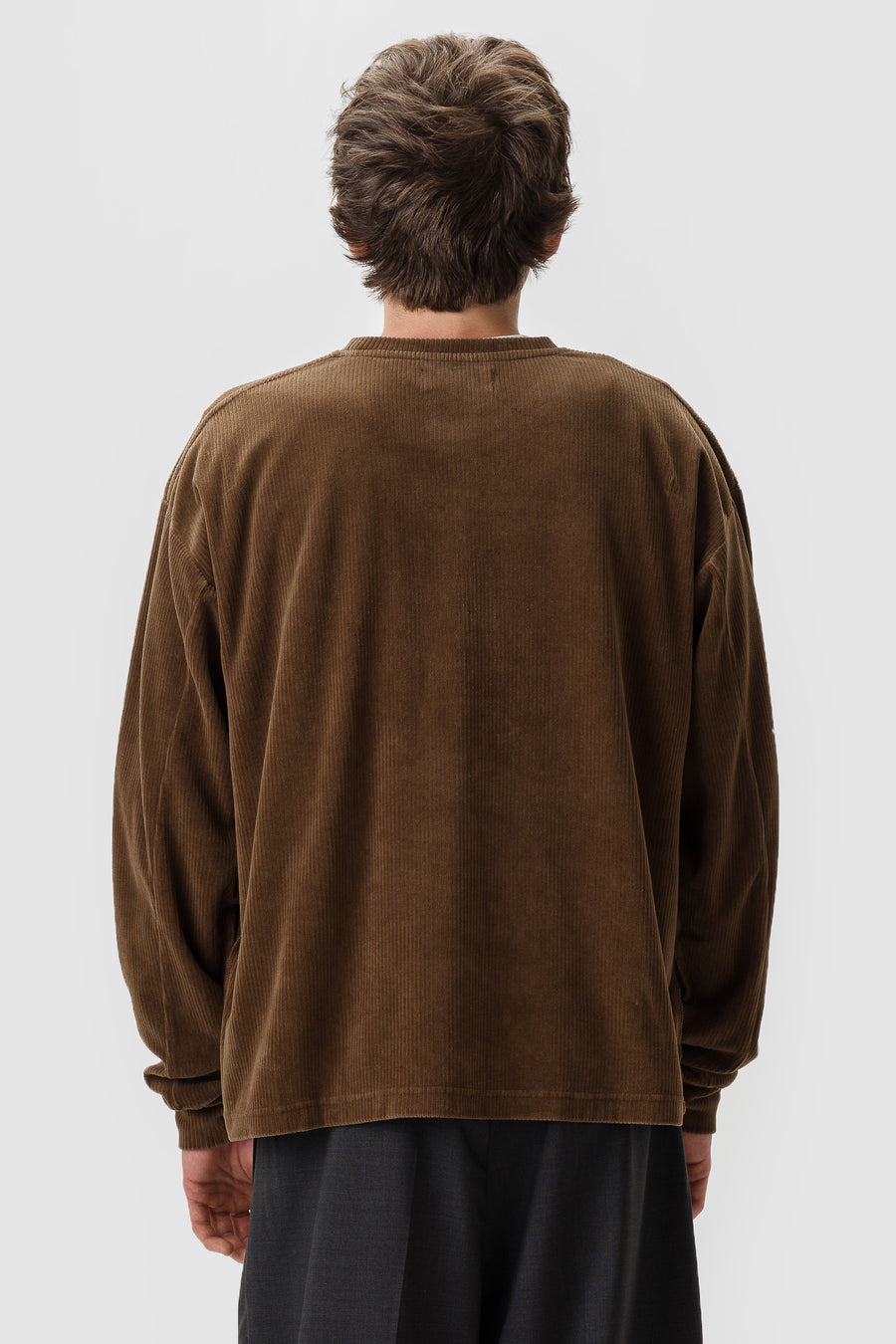 Relaxed LS T-Shirt in Walnut Husk Pile