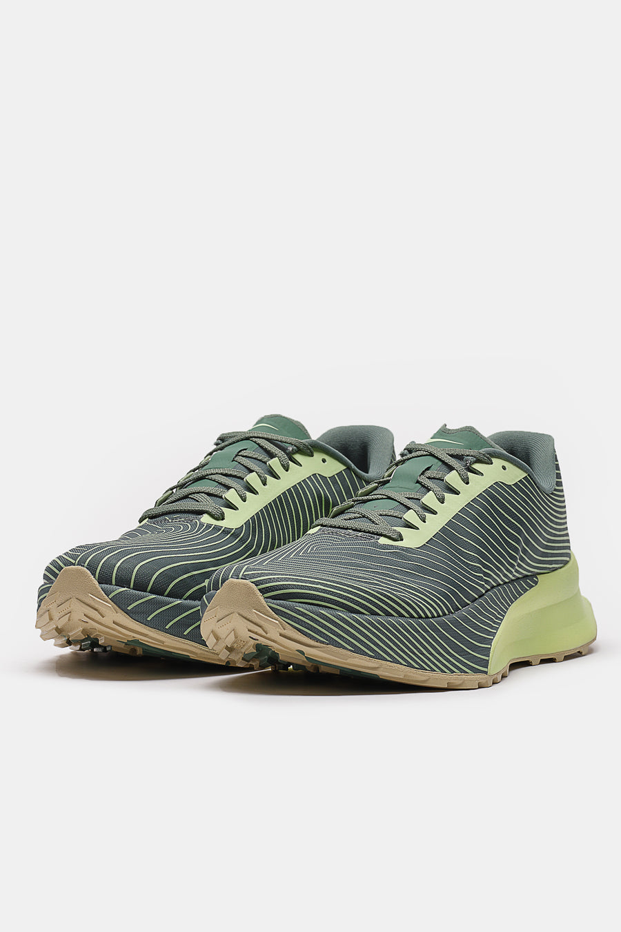 Nike ACG Ultrafly Trail Sneaker in Dutch Green/Barely Volt/Vegas Gold - Notre
