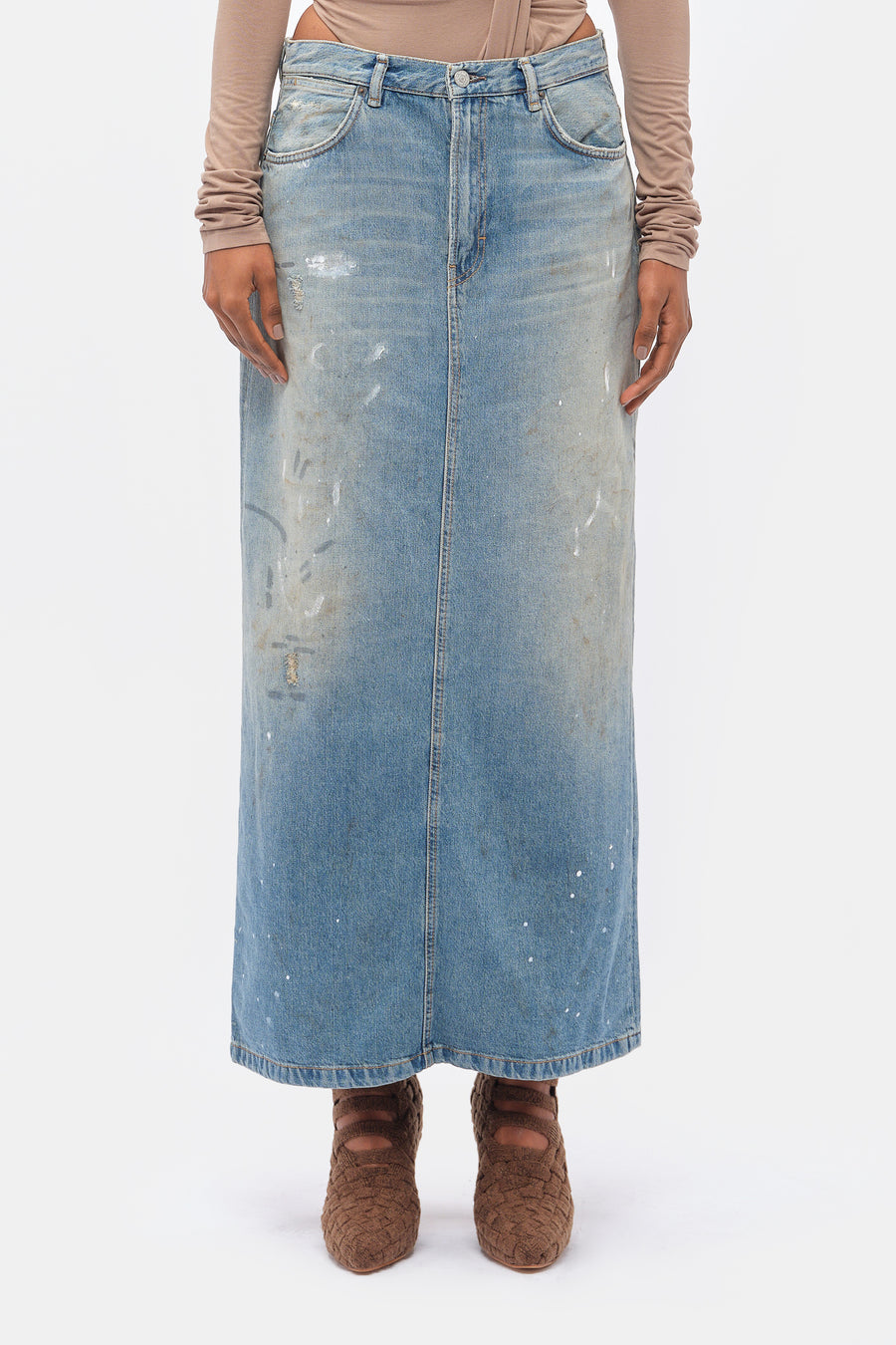 Acne Studios Denim Skirt in Blue - Notre