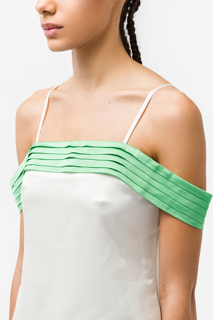 ANNA QUAN Esme Off-The-Shoulder Top in White - Notre