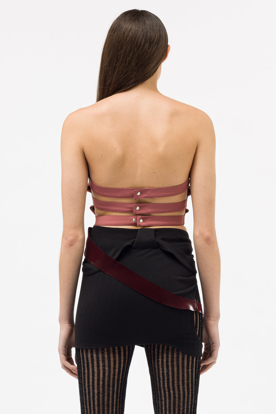 Pressiat Corset Top in Purple - Notre